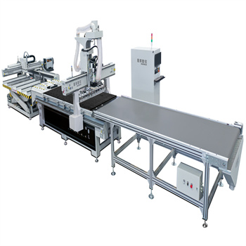 மரம் வெட்டுவதற்கு இரட்டை வேலை செய்யும் நிலையத்துடன் கூடிய CNC ரூட்டர்